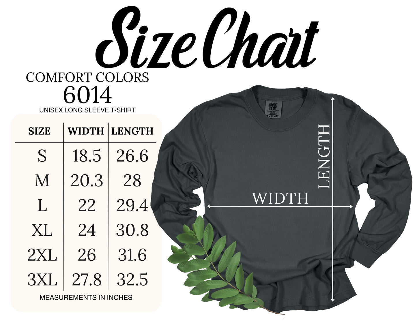 Claim Comfort Color Long sleeve 6014