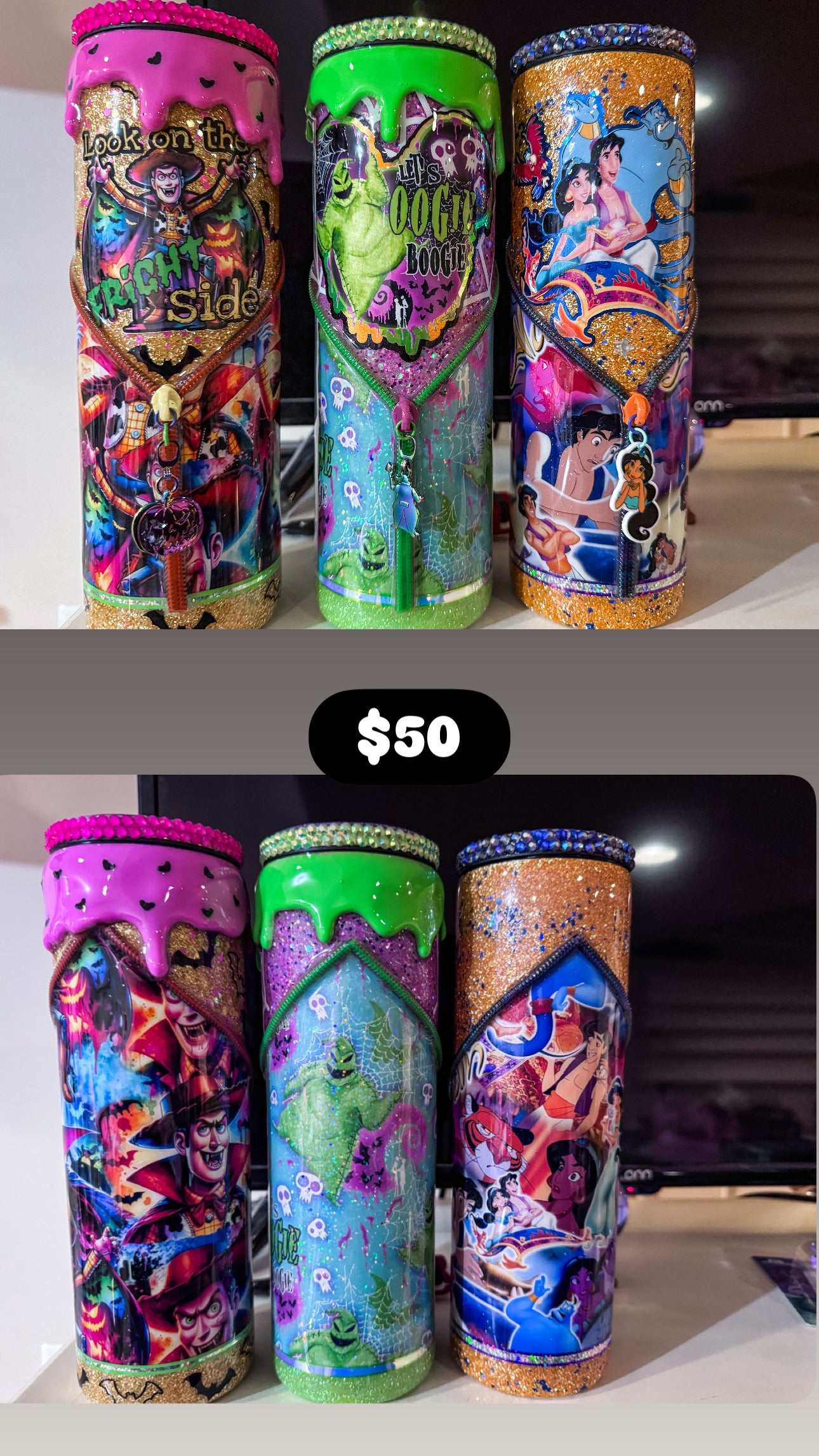 Clearance rhinestone lids tumblers