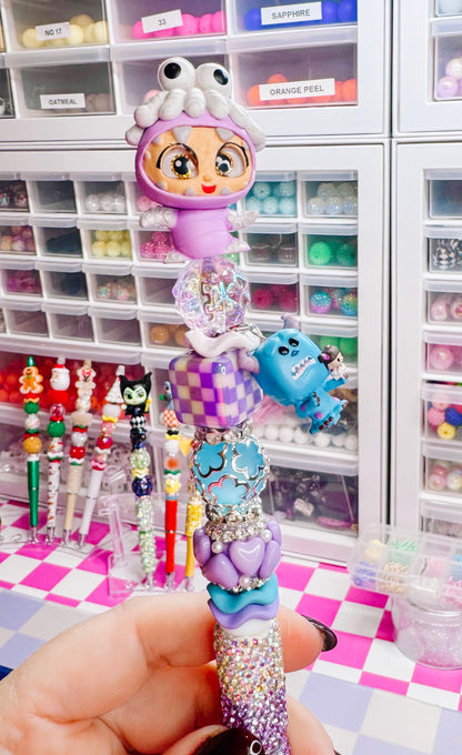 Character charm pens