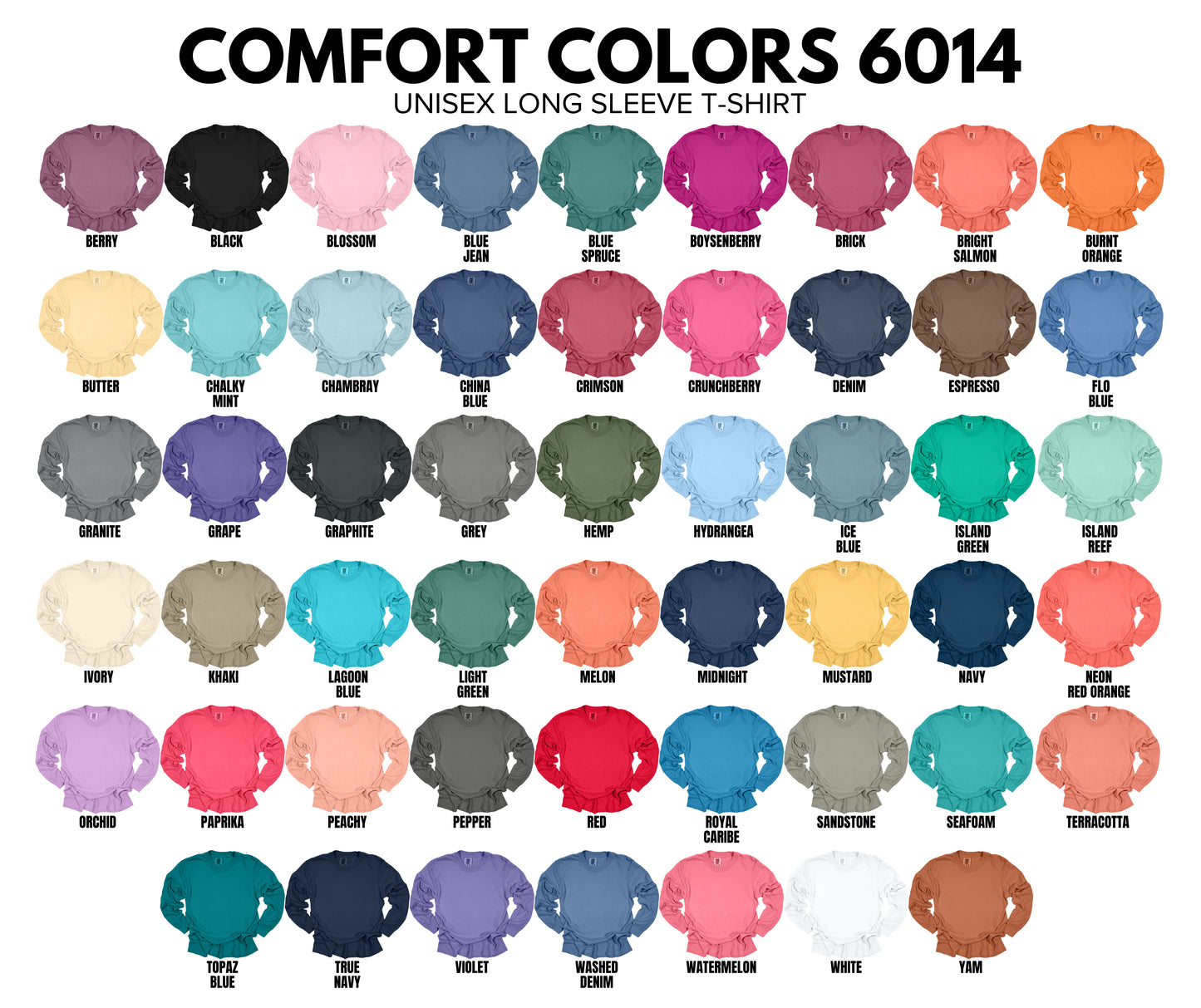 Claim Comfort Color Long sleeve 6014
