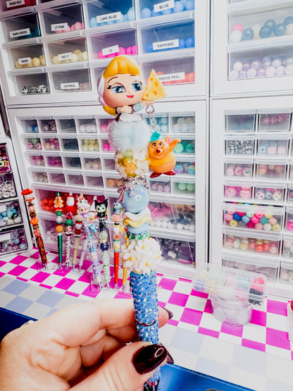 Character charm pens