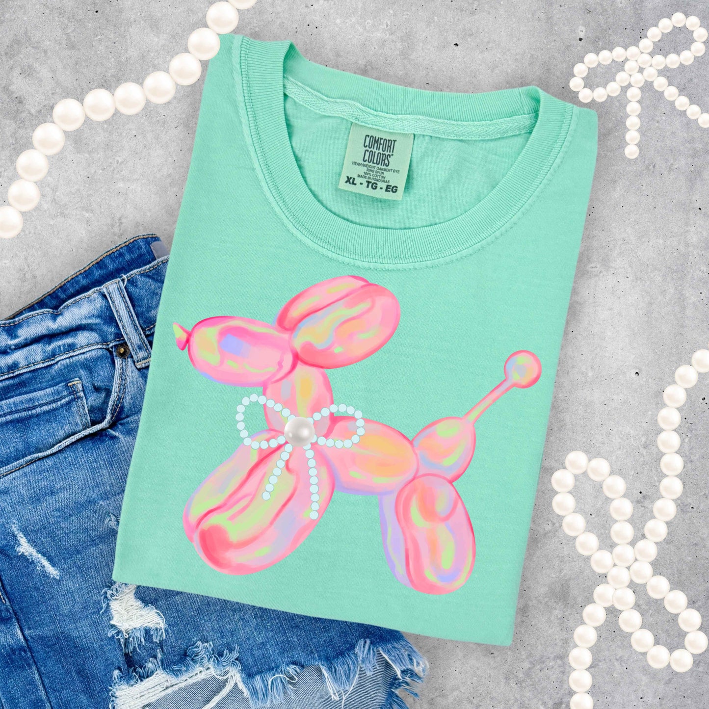 Summer Sale Pastel Ballon Dog