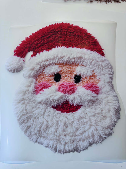 Faux Yarn Santa